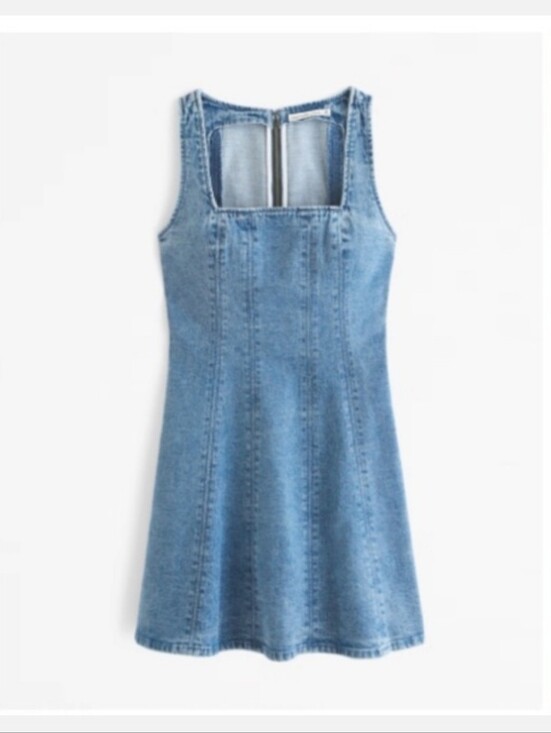 Abercrombie & Fitch Dresses & Skirts - Abercrombie & Fitch Mila Mini Dress | Denim | Medium Tall